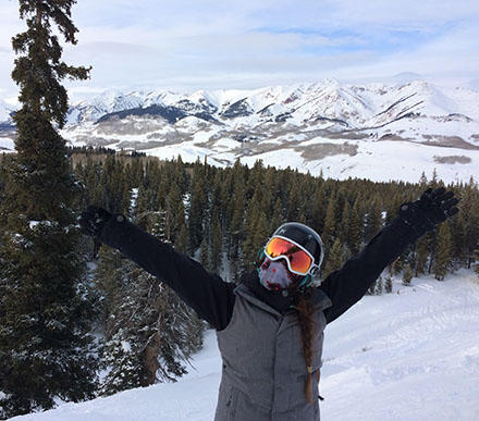 skiing in Crested Butte, Colorado