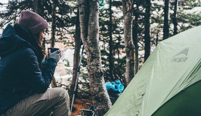 tips for camping alone