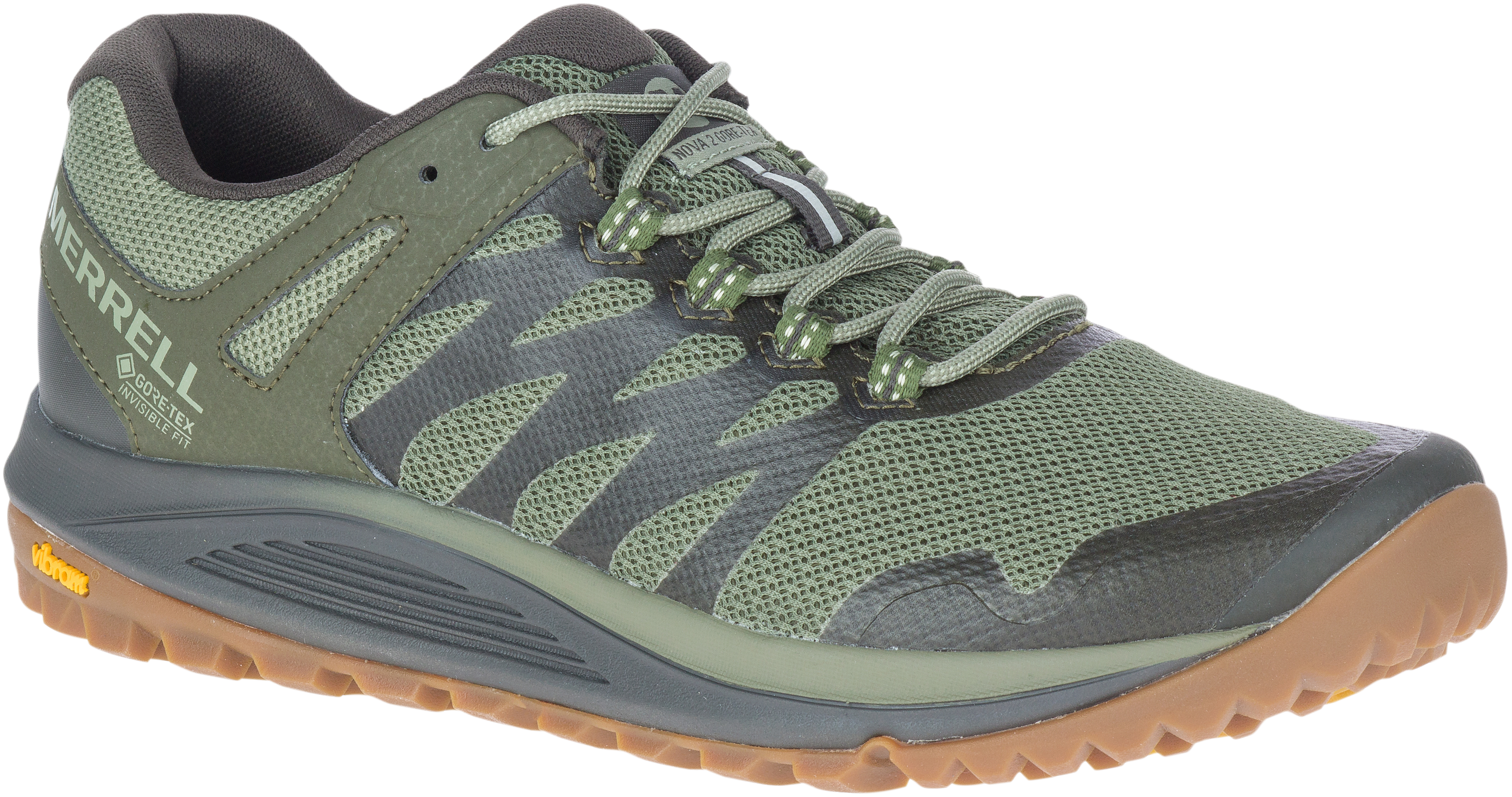 Merrell Nova 2 GTX Trail Running Shoe Men\'s 10W Grey Gore-tex Invisible Fit Merrell Nova 2 Gore-Tex M special offer | Men Shoes Trails  main image 4