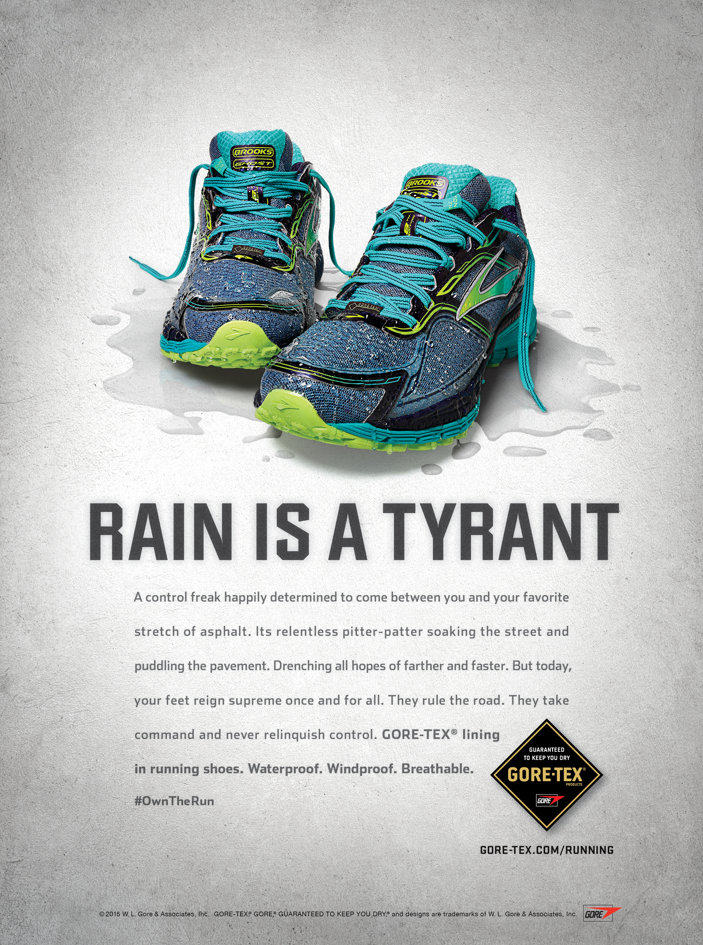 waterproof brooks running shoes