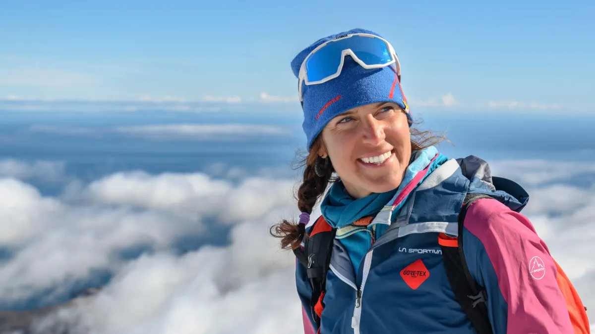 Close-up of Tamara Lunger