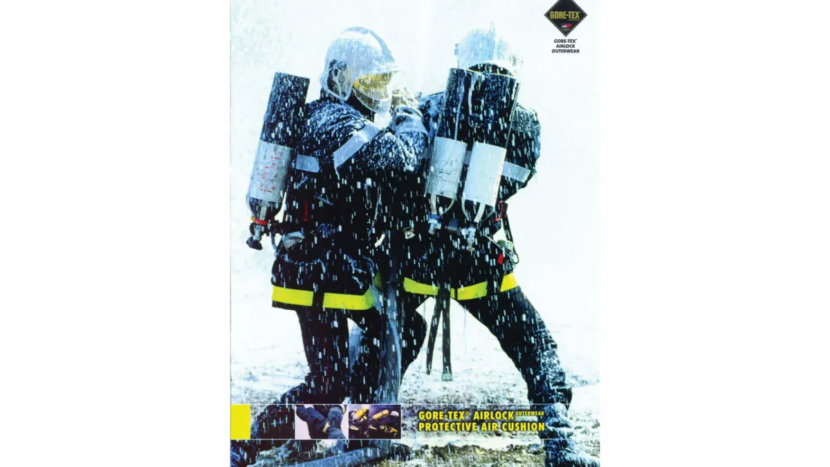 Arkiverad tryckt annons för GORE-TEX® AIRLOCK-tyg