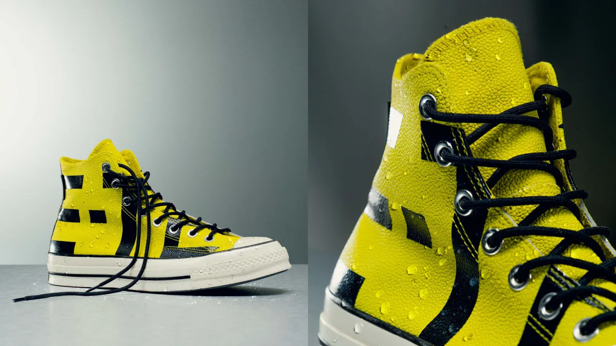 Gula och svarta 2017 Chuck Taylor 70 GTX-skor